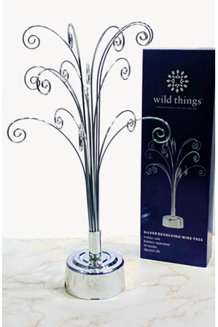 Rotating Display Fountain Silver (wholesale pack)