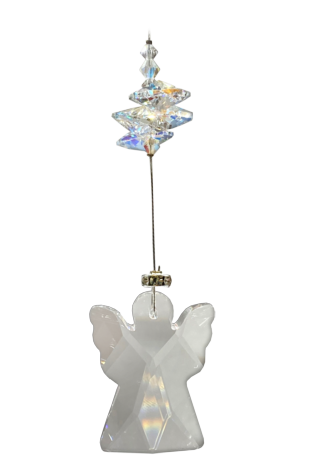 Angels in my Window Crystal Aurora Borealis