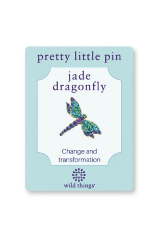 Dragonfly Pin Jade