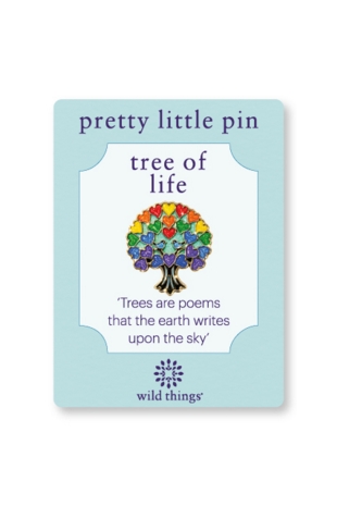 Tree of Life Pin Rainbow
