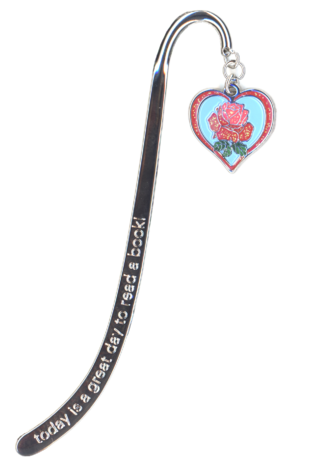Bookmark - Rose with Heart