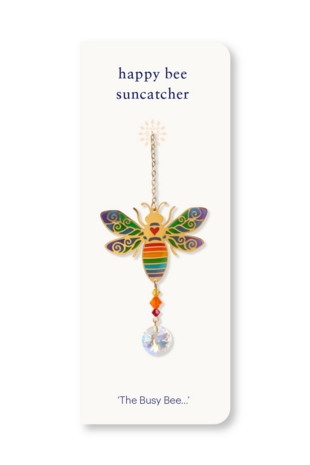 Carded Crystal Dreams Bee - Rainbow