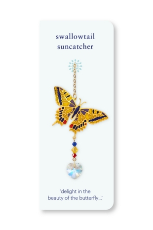 Carded Crystal Dreams Butterfly Swallowtail
