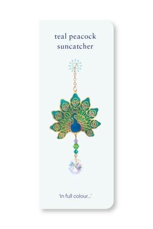 Carded Crystal Dreams Peacock - Teal