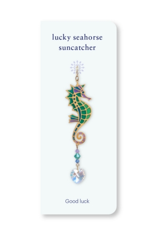 Carded Crystal Dreams Seahorse - Marine