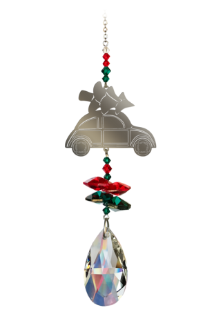 Crystal Fantasy Bug with Tree - Red Green