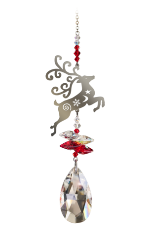 Crystal Fantasy Reindeer - Crystal Red