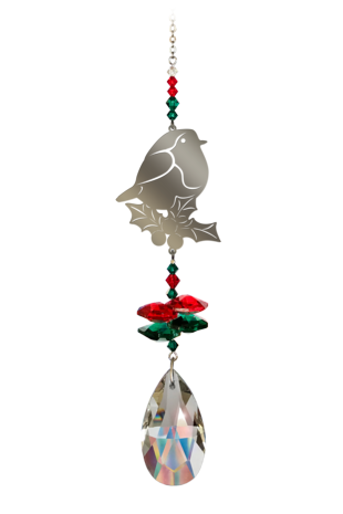 Crystal Fantasy Robin Holly Cute - Red Green