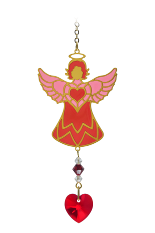 Birthstone Celestial Angel - Garnet