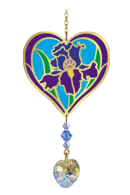 Fabulous Florals Suncatcher Iris