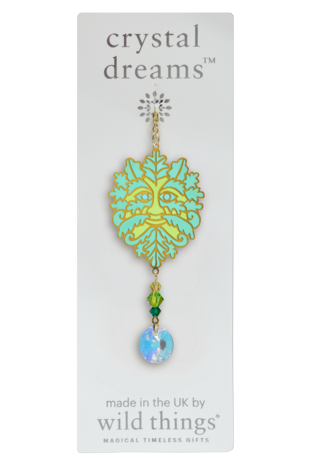 Carded Crystal Dreams Green Man - Green